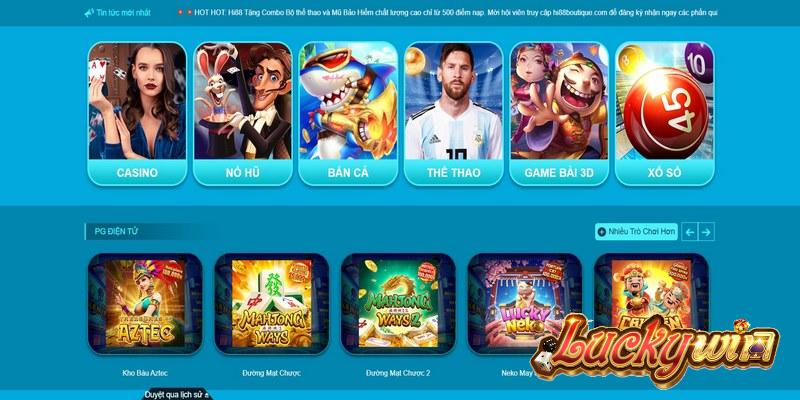 Sân chơi siêu đỉnh tại Luckywin